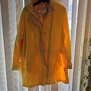 Liz Claiborne Woman Bright Yellow Raincoat 2X
